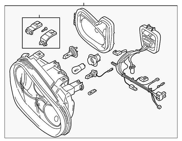 Headlamp Assembly 1J0-941-017-C
