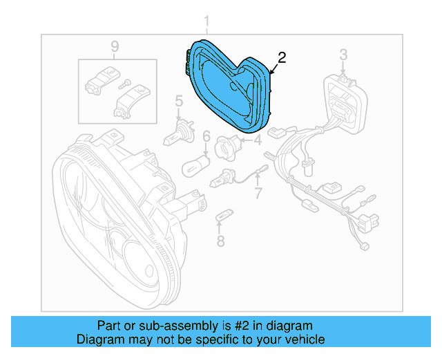 Rear Cap 1J1-941-607-F - View 5