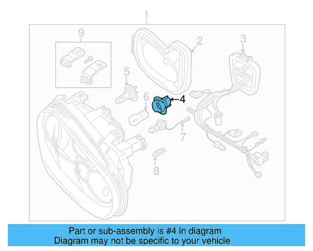 Headlamp Bulb N-101-301-01
