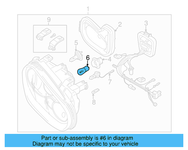 Turn Signal / Parking Light Bulb N-104-759-01 - View 31