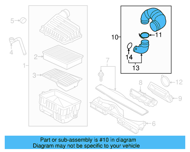 Intake Duct 5QM-129-618 - View 26