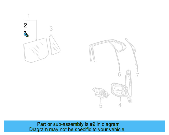 Movable Glass Pin 6N0-839-511 - View 19