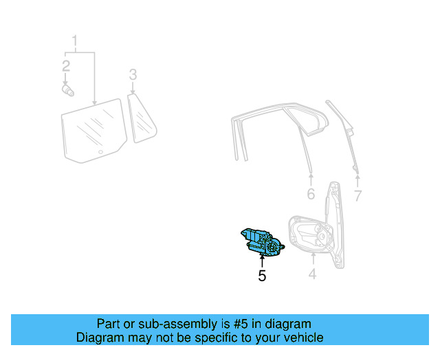 Window Motor 1K0-959-704-AH-VW3 - View 8