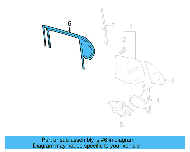 Window Guide 1K5-839-431-H-5AP - View 8