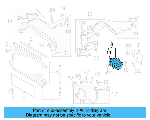 A/C Compressor 1K0-820-859-S - View 6