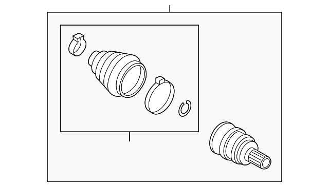 Outer Joint Assembly 7N0-498-099-C - View 16