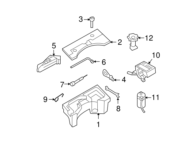 Cover Hold Down WHT-000-901