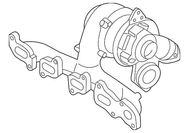 Exhaust Manifold 04L-253-020-P - View 2