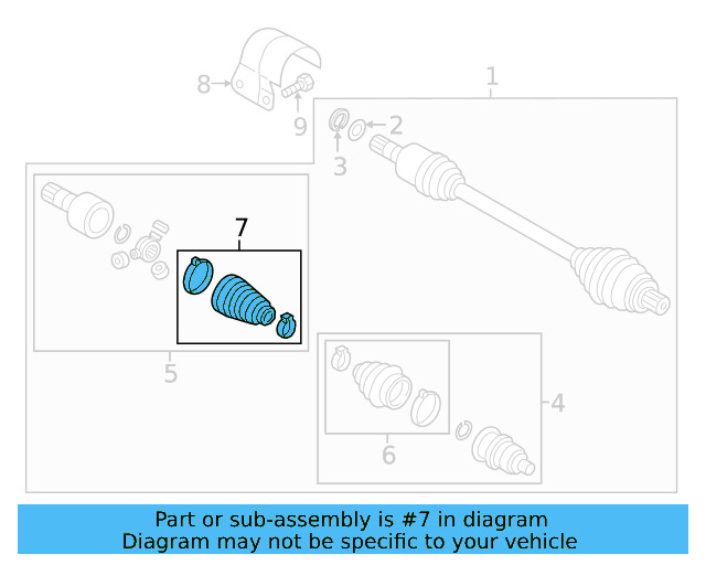 Inner Boot 3Q0-498-201-A - View 9