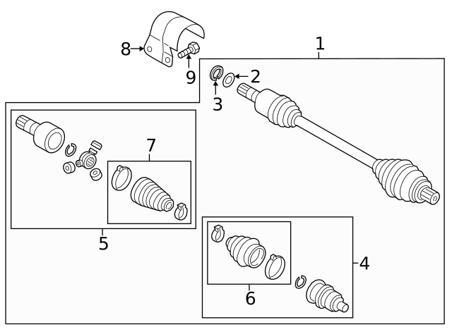 Shield 5Q0-407-721-A - View 55
