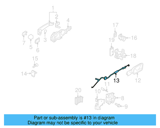 Opener Cable 1K5-839-085-C