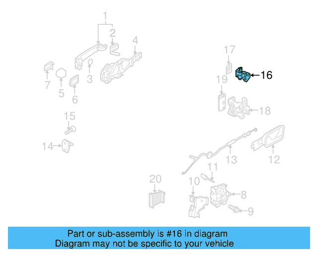 Upper Hinge 1K9-833-402-E - View 5