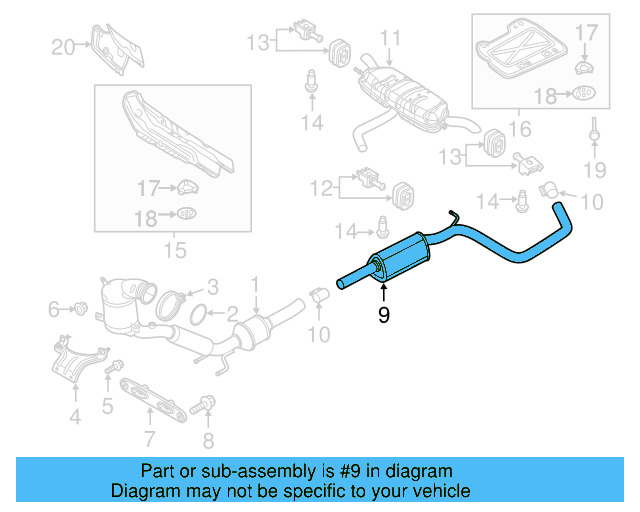 Exhaust Muffler 5QN-253-209-B - View 7