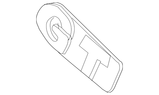 Nameplate 1K5-853-679-A-FXC - View 3