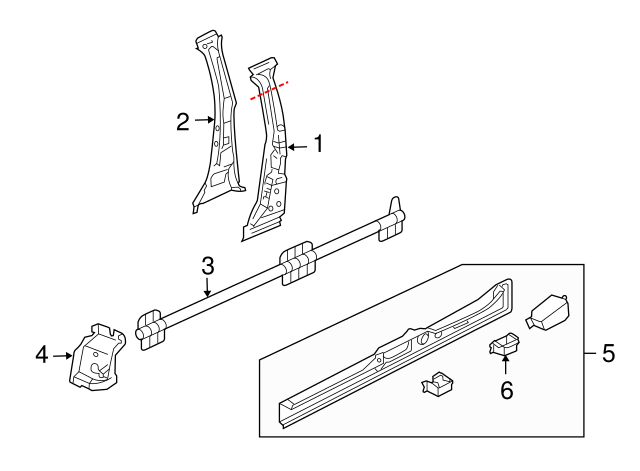 Jacking Bracket 7L0-802-759 - View 4