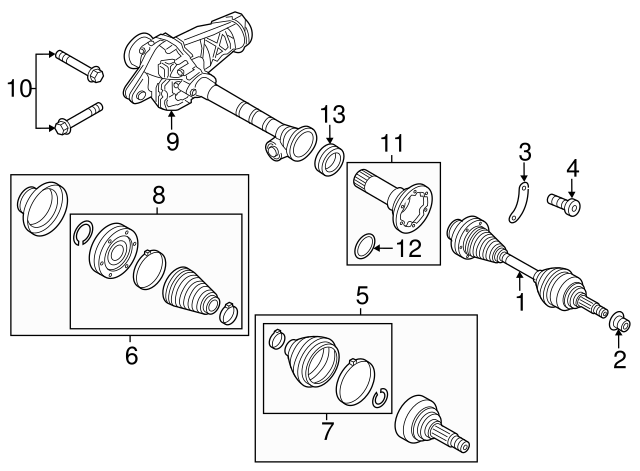 Output Shaft 0AA-409-271-E