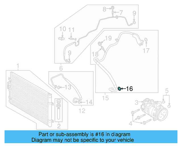 A/C Refrigerant Line O 4E0-260-749-A - View 72