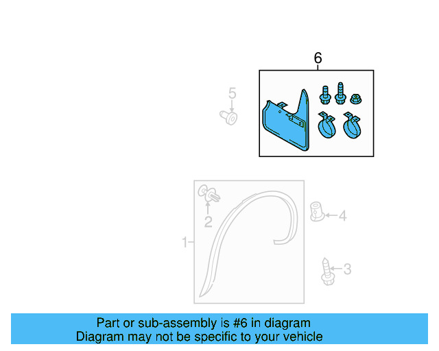 Wheel Opening Molding Grommet 3C0-853-586 - View 45