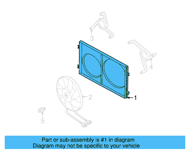 Fan Shroud 1J0-121-205-B-B41 - View 9