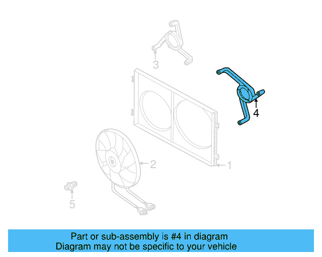 Engine Cooling Fan Motor Bracket 1J0-121-206-G-B41 - View 17