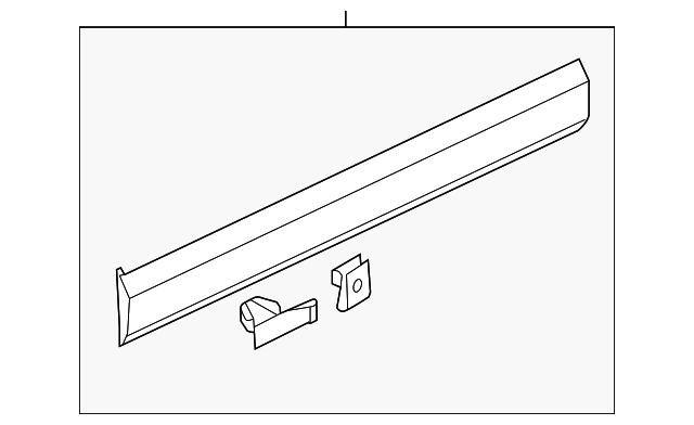 Lower Molding (Unpainted) 7p6854940mgru