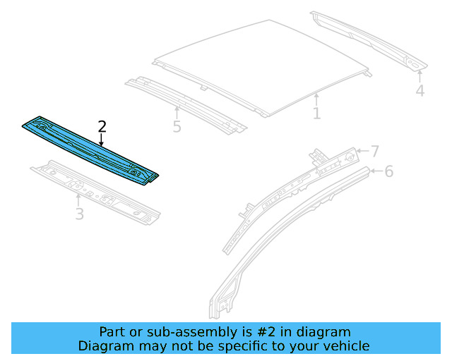 Header Panel 5G6-817-467 - View 2