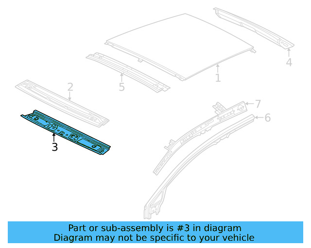 Header Panel 5G6-817-123-A - View 4