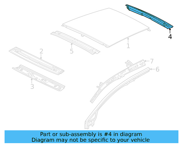 Roof Panel 5G6-817-111-A - View 12