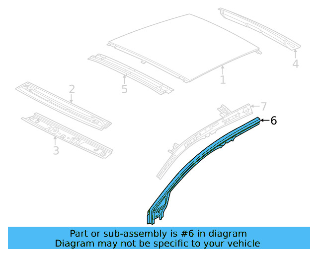 Roof Rail 5G4-809-422-B