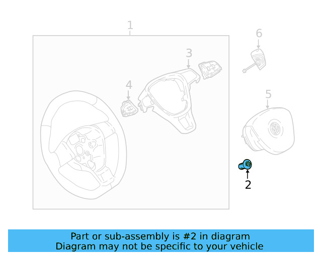 Steering Wheel Bolt N-907-991-02 - View 8