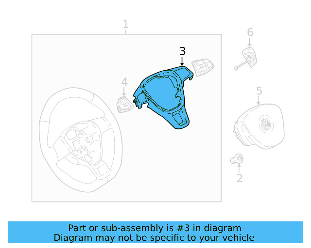 Trim 3QF-419-685-A-YMS - View 3