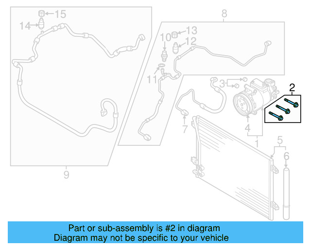 Compressor Mount Bolt N-907-075-02 - View 16