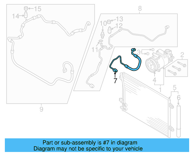 Discharge Hose 5C0-820-721-BJ - View 7