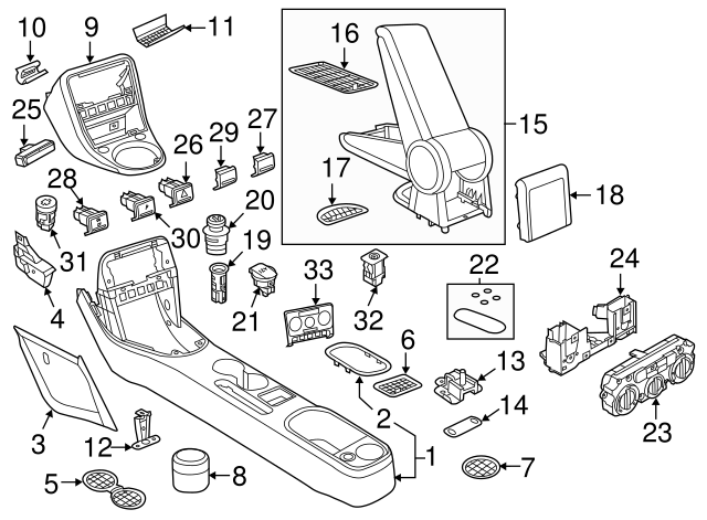 Heater Control Mount Panel 5C1-819-045