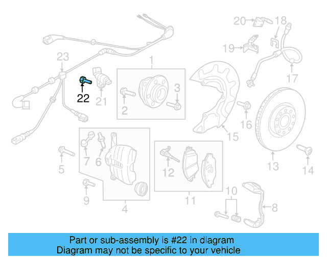 ABS Sensor Bolt N-105-464-03 - View 24
