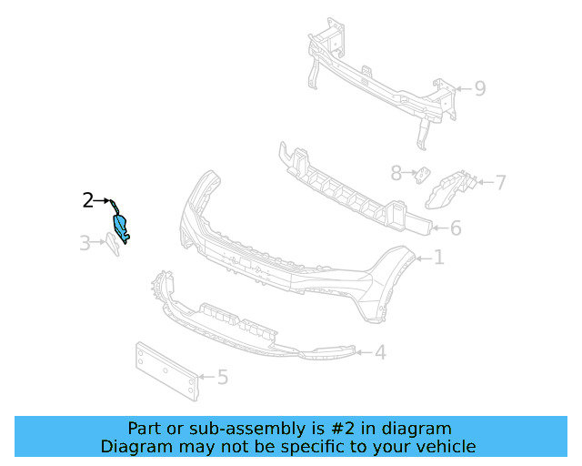 Tow Eye Cap 5NN-807-155-C-GRU - View 2