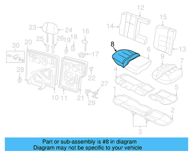 Cushion Cover 1J0-885-406-DC-LGL - View 3