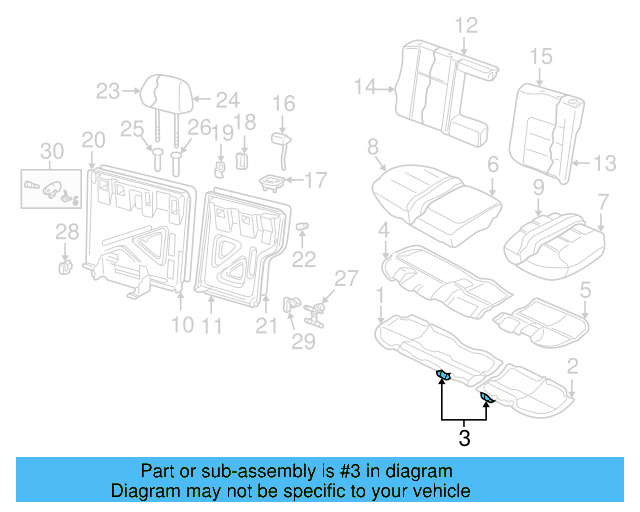 Release Lever 1J3-881-633-B-U71