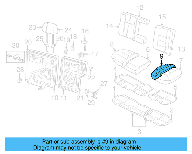 Cushion Cover 1J0-885-405-DN-LGL - View 3