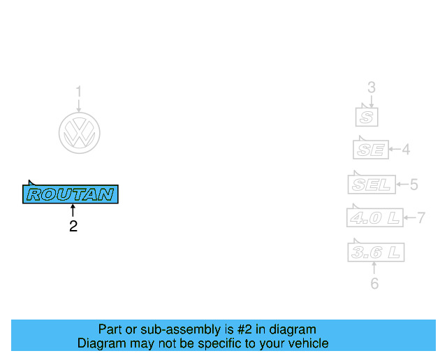 Nameplate 7B0-853-675-C - View 6