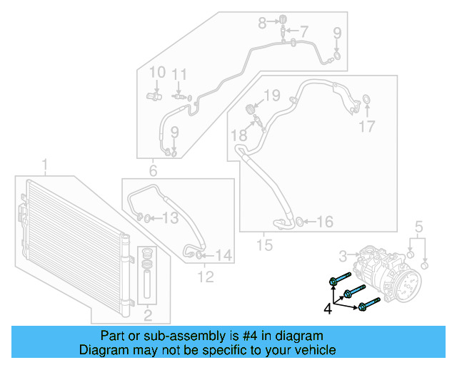 Compressor Mount Bolt N-907-075-02 - View 20