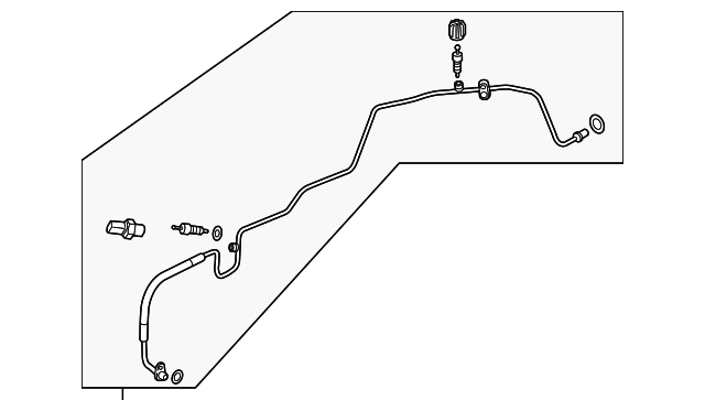 A/C Refrigerant Liquid Hose 3QF-820-741-E