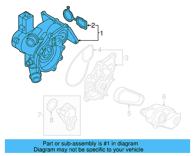 Thermostat Unit 06L-121-111-P - View 9