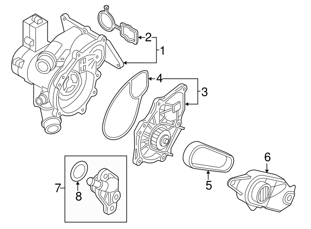 Thermostat Unit 06L-121-111-P - View 6