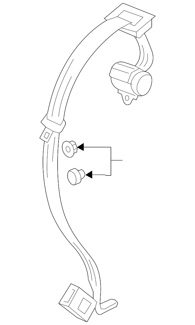 Lap & Shoulder Belt 561-857-807-E-RAA - View 2
