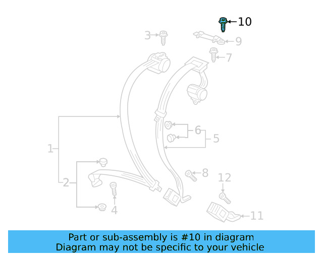 Belt Guide Bolt N-106-321-02 - View 27