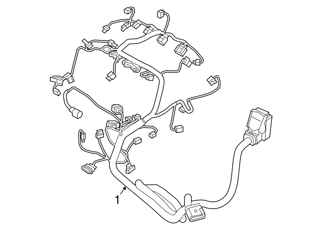 Engine Harness 06K-971-627-BJ - View 2