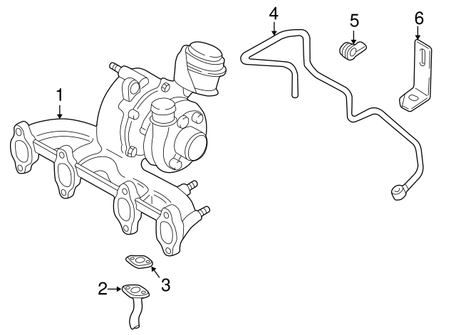 Exhaust Manifold 03G-253-014-RX