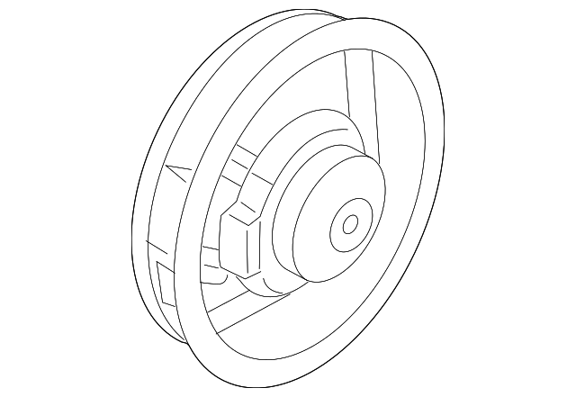 Front Dr Speaker 5N0-035-454-A - View 2