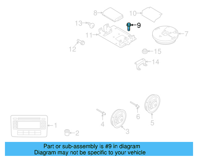 Mount Bracket Mount Bolt N-908-170-03 - View 56